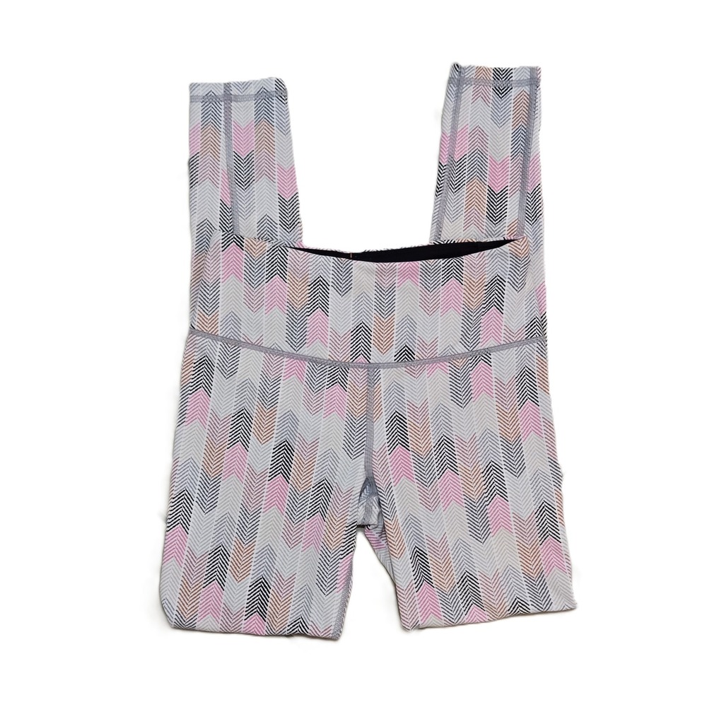 Victoria's Secret‎ Knockout XS Workout Leggings Pink Gray Arrow Print